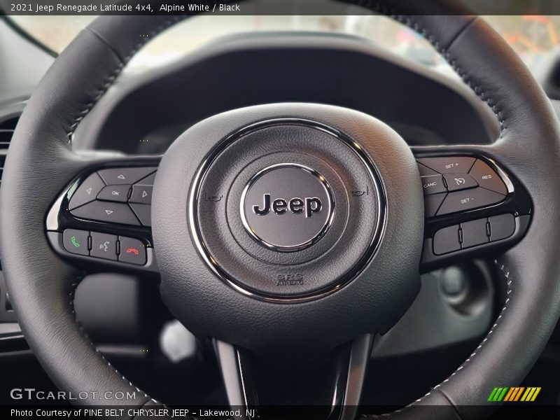 Alpine White / Black 2021 Jeep Renegade Latitude 4x4