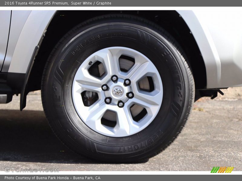 Super White / Graphite 2016 Toyota 4Runner SR5 Premium