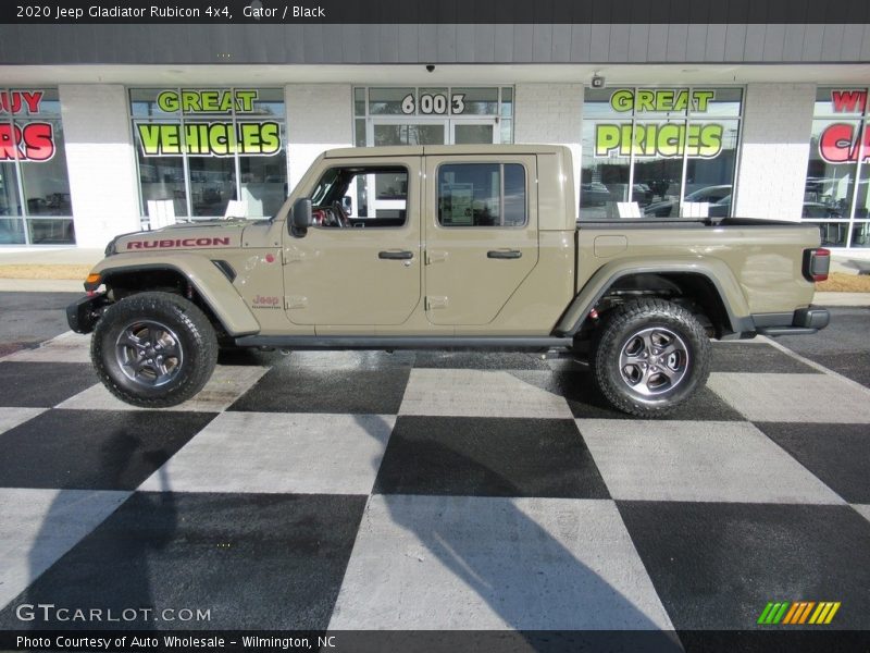 Gator / Black 2020 Jeep Gladiator Rubicon 4x4