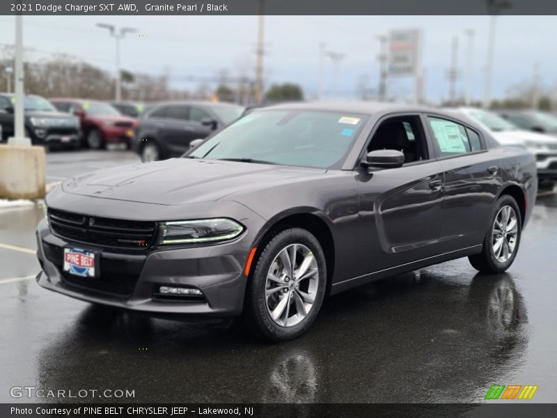 Granite Pearl / Black 2021 Dodge Charger SXT AWD