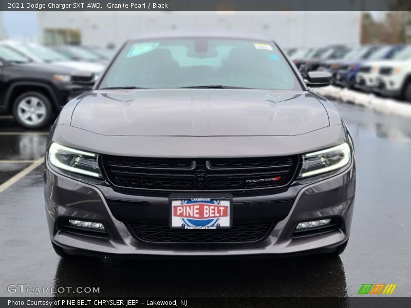 Granite Pearl / Black 2021 Dodge Charger SXT AWD