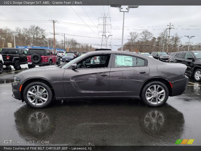 Granite Pearl / Black 2021 Dodge Charger SXT AWD