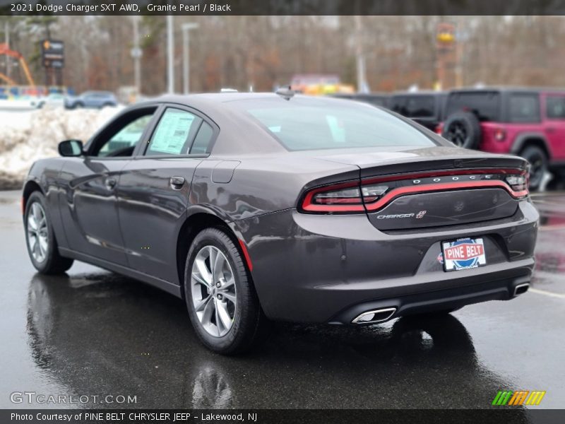 Granite Pearl / Black 2021 Dodge Charger SXT AWD