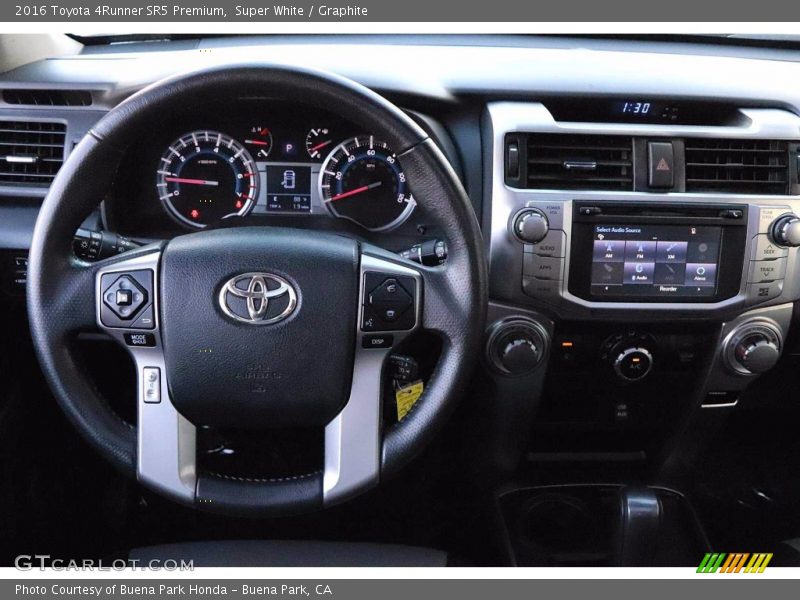 Super White / Graphite 2016 Toyota 4Runner SR5 Premium