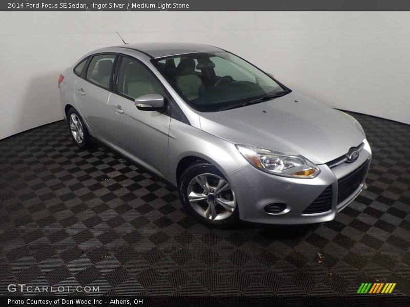 Ingot Silver / Medium Light Stone 2014 Ford Focus SE Sedan