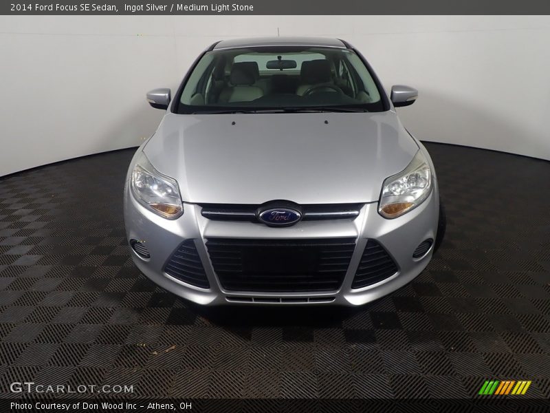 Ingot Silver / Medium Light Stone 2014 Ford Focus SE Sedan