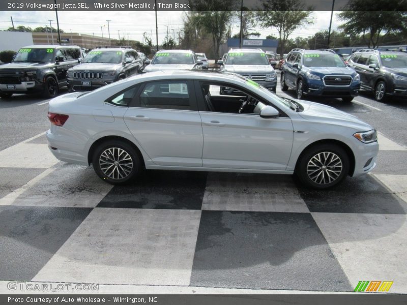 White Silver Metallic / Titan Black 2019 Volkswagen Jetta SEL