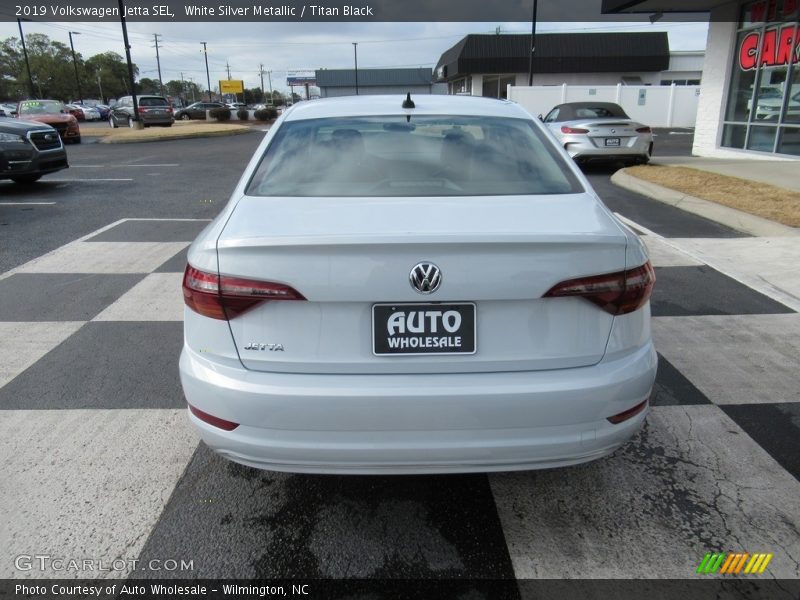 White Silver Metallic / Titan Black 2019 Volkswagen Jetta SEL