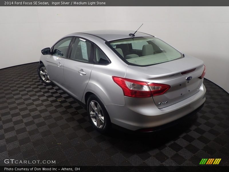 Ingot Silver / Medium Light Stone 2014 Ford Focus SE Sedan