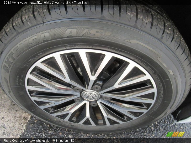 White Silver Metallic / Titan Black 2019 Volkswagen Jetta SEL