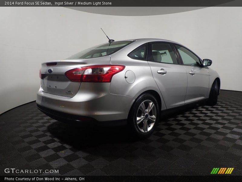 Ingot Silver / Medium Light Stone 2014 Ford Focus SE Sedan