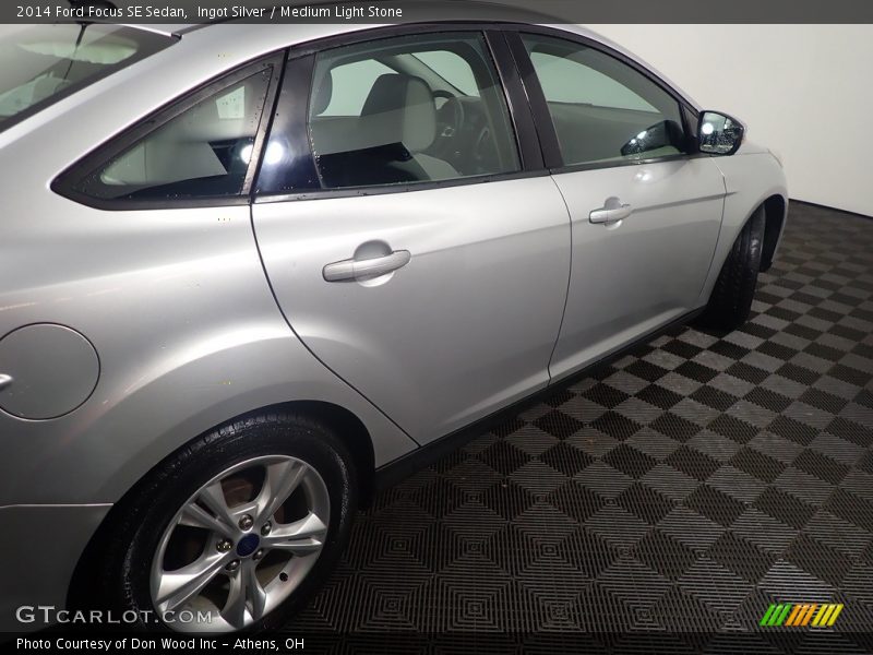 Ingot Silver / Medium Light Stone 2014 Ford Focus SE Sedan