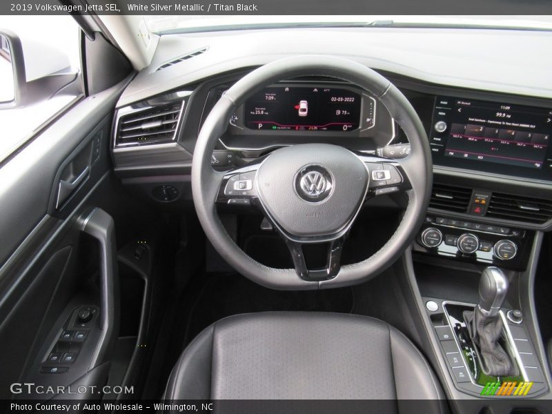 White Silver Metallic / Titan Black 2019 Volkswagen Jetta SEL