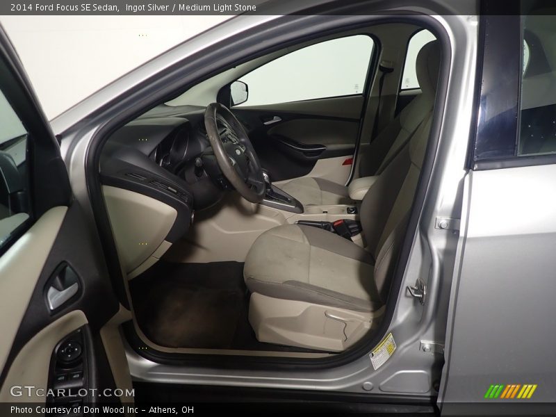 Ingot Silver / Medium Light Stone 2014 Ford Focus SE Sedan