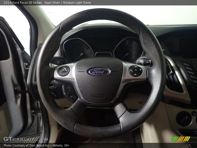Ingot Silver / Medium Light Stone 2014 Ford Focus SE Sedan