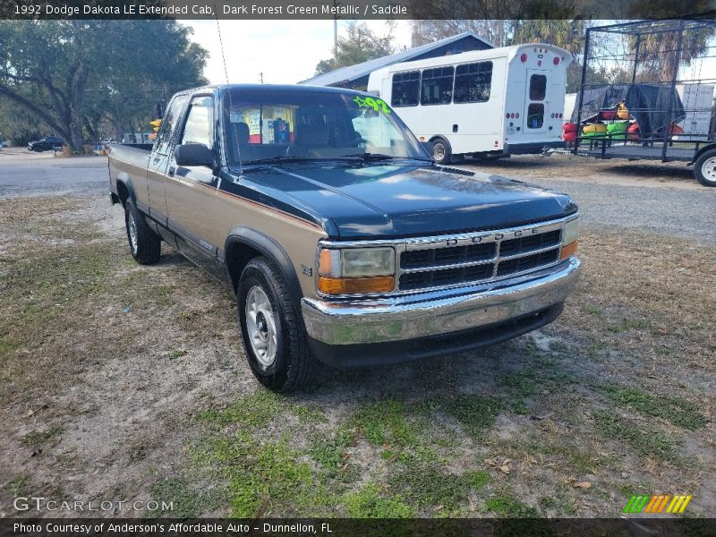  1992 Dakota LE Extended Cab Dark Forest Green Metallic