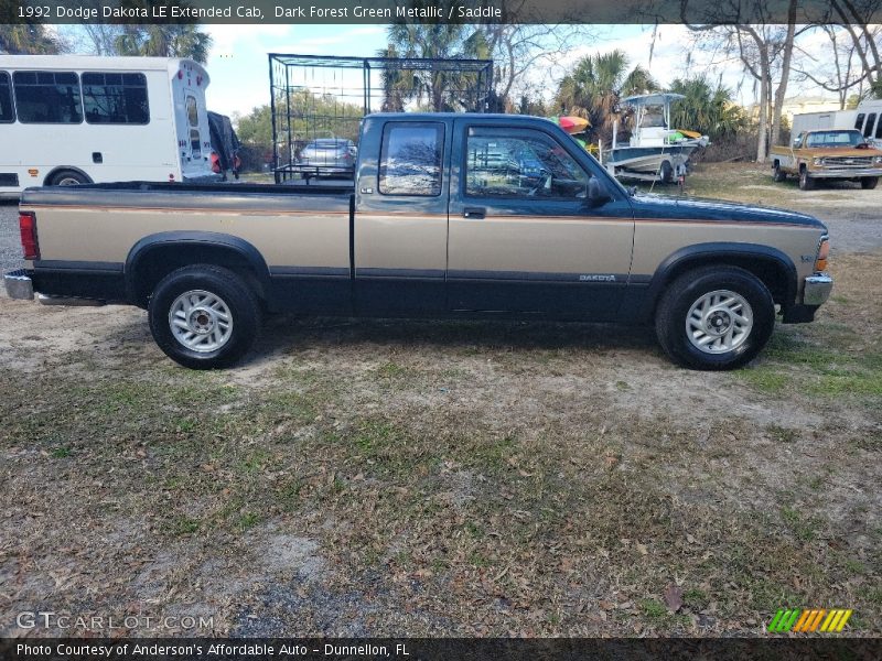  1992 Dakota LE Extended Cab Dark Forest Green Metallic