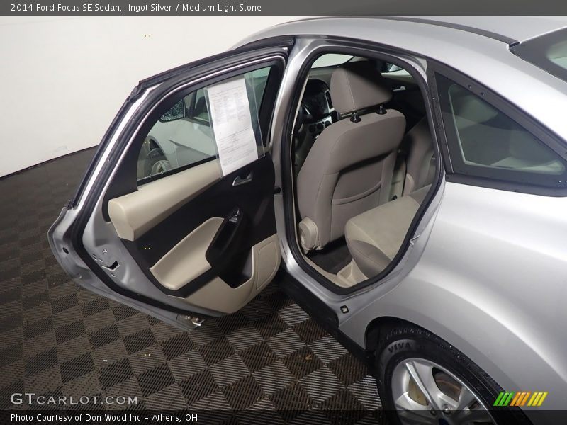Ingot Silver / Medium Light Stone 2014 Ford Focus SE Sedan