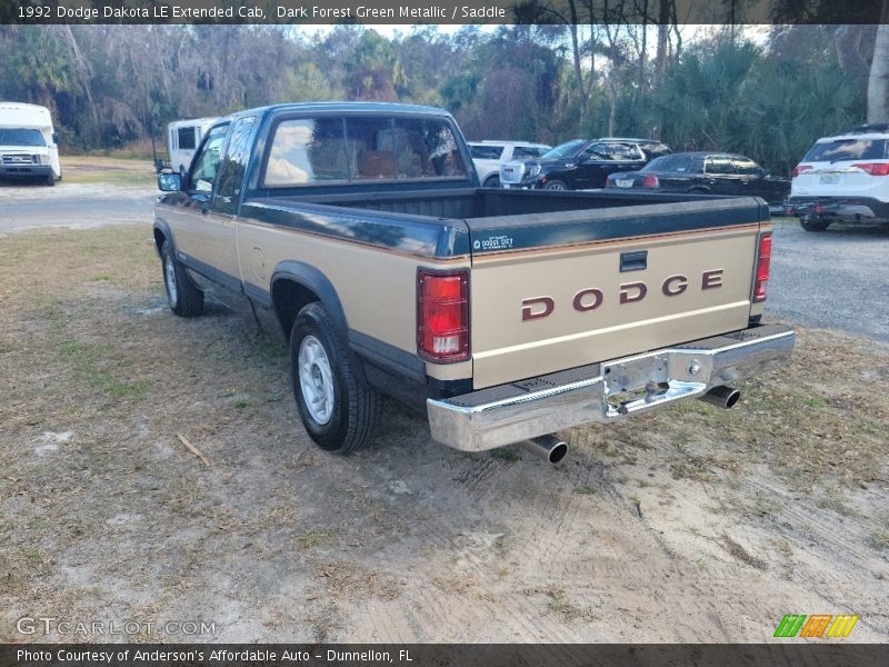  1992 Dakota LE Extended Cab Dark Forest Green Metallic