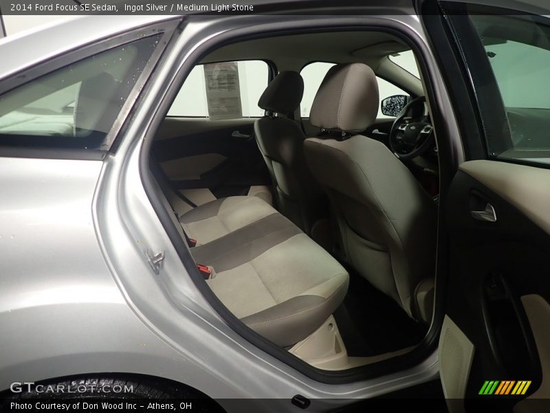 Ingot Silver / Medium Light Stone 2014 Ford Focus SE Sedan