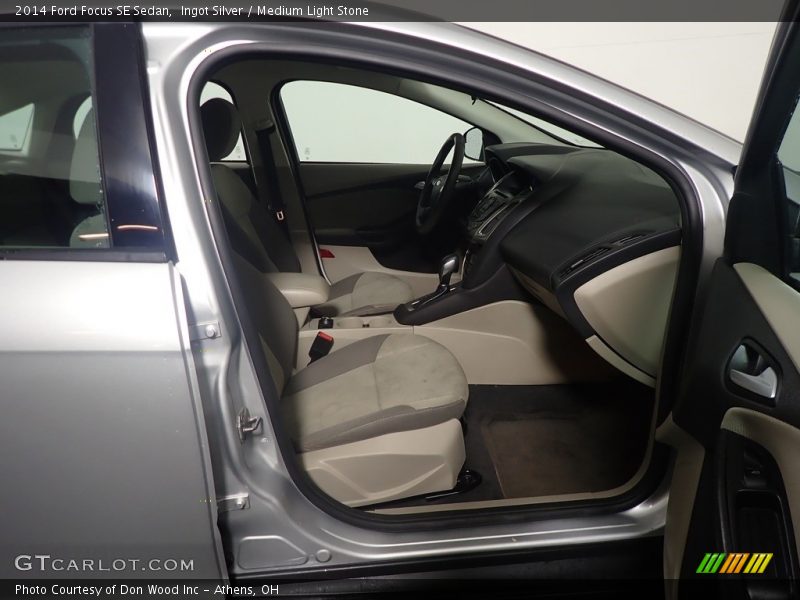 Ingot Silver / Medium Light Stone 2014 Ford Focus SE Sedan