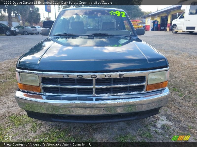  1992 Dakota LE Extended Cab Dark Forest Green Metallic