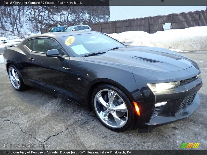 Black / Jet Black 2018 Chevrolet Camaro SS Coupe