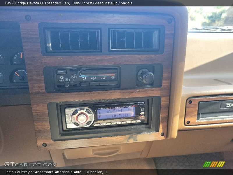 Controls of 1992 Dakota LE Extended Cab