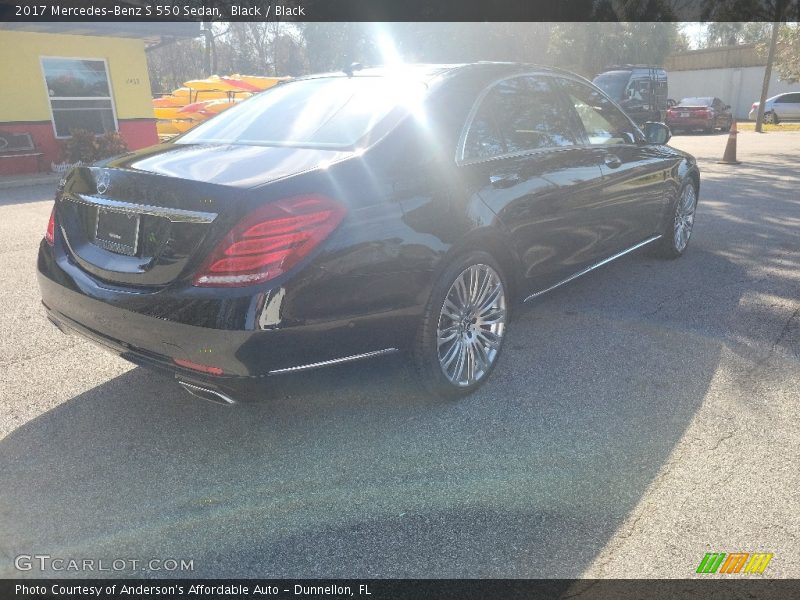 Black / Black 2017 Mercedes-Benz S 550 Sedan