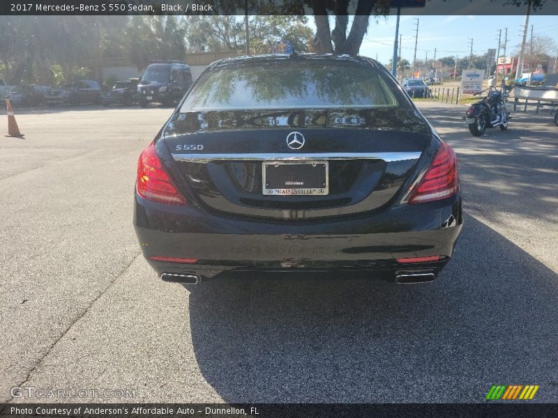 Black / Black 2017 Mercedes-Benz S 550 Sedan