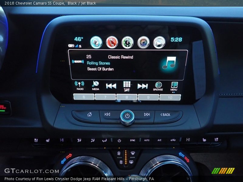 Black / Jet Black 2018 Chevrolet Camaro SS Coupe