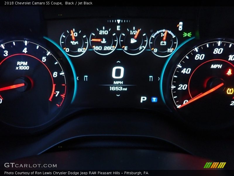 Black / Jet Black 2018 Chevrolet Camaro SS Coupe