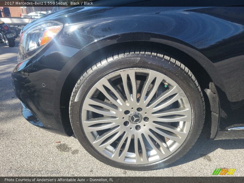Black / Black 2017 Mercedes-Benz S 550 Sedan