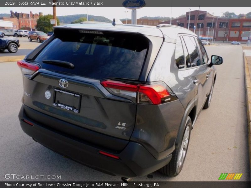 Magnetic Gray Metallic / Black 2019 Toyota RAV4 LE