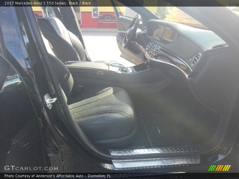 Black / Black 2017 Mercedes-Benz S 550 Sedan