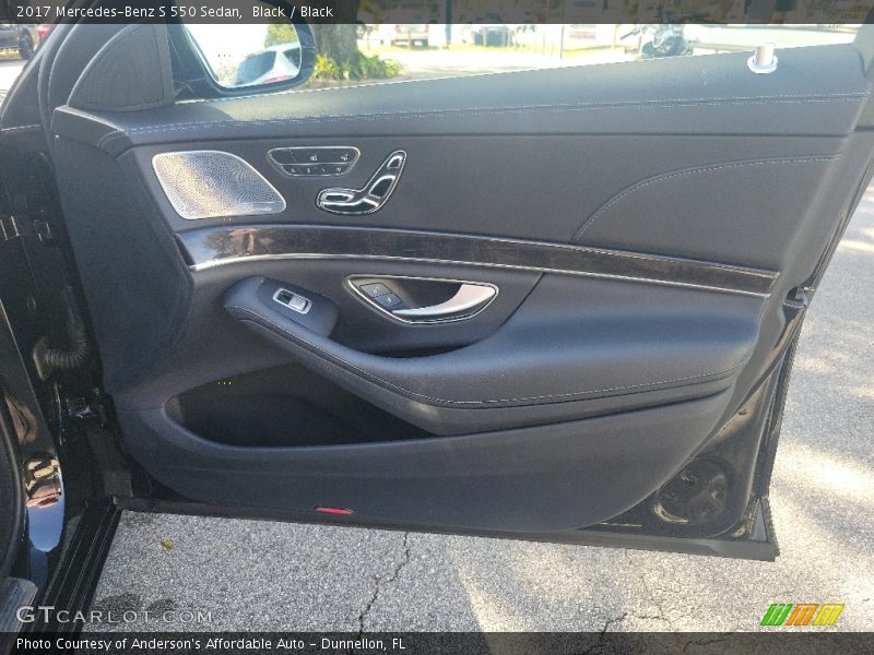 Black / Black 2017 Mercedes-Benz S 550 Sedan