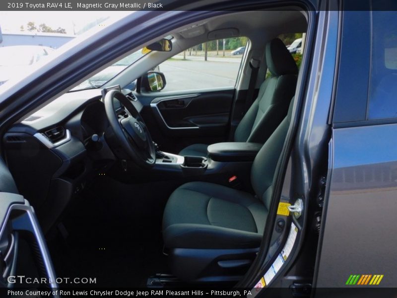 Magnetic Gray Metallic / Black 2019 Toyota RAV4 LE