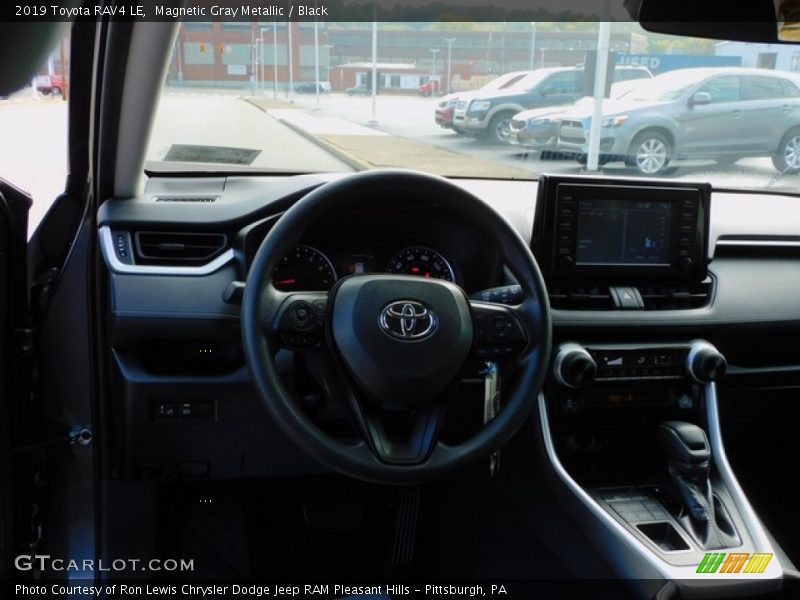 Magnetic Gray Metallic / Black 2019 Toyota RAV4 LE