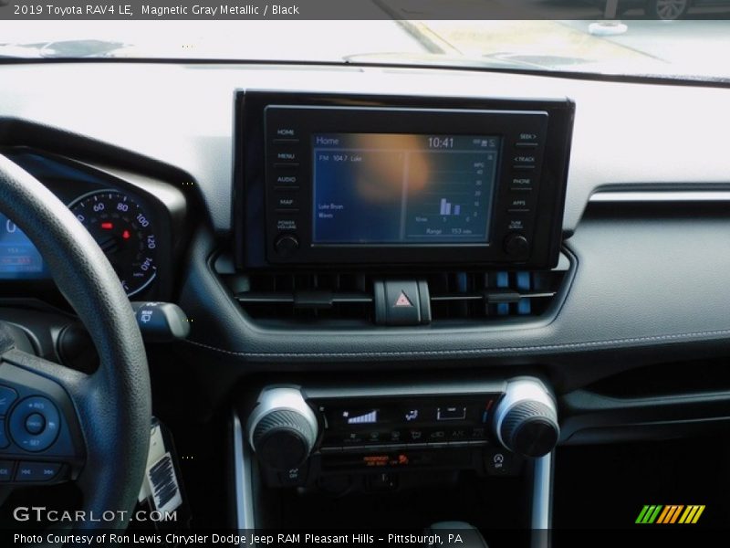 Magnetic Gray Metallic / Black 2019 Toyota RAV4 LE