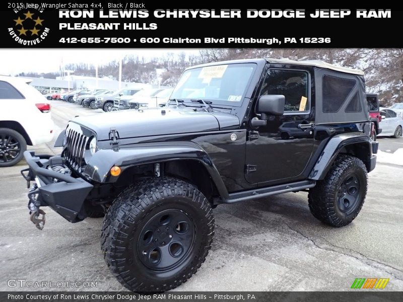 Black / Black 2015 Jeep Wrangler Sahara 4x4