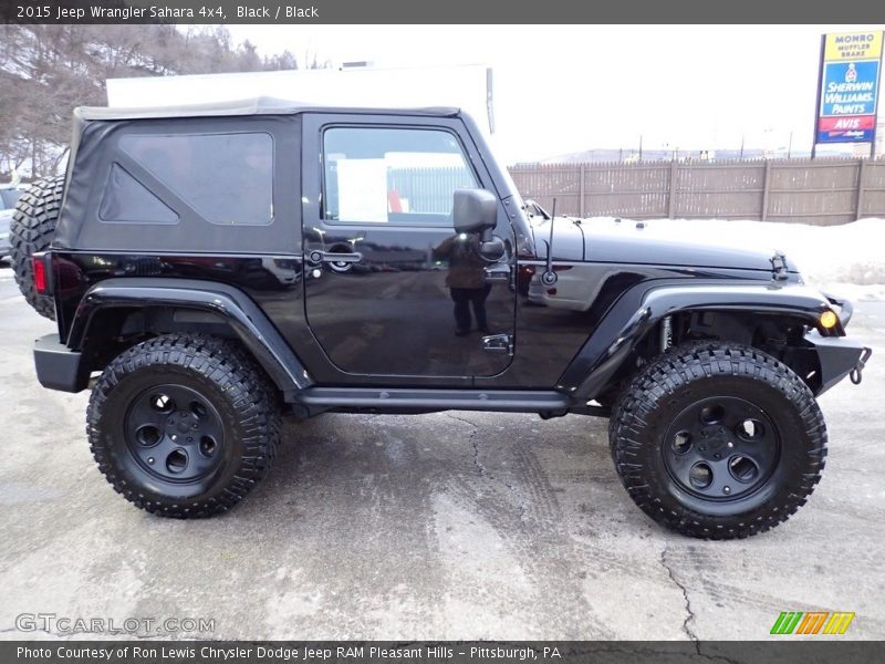 Black / Black 2015 Jeep Wrangler Sahara 4x4