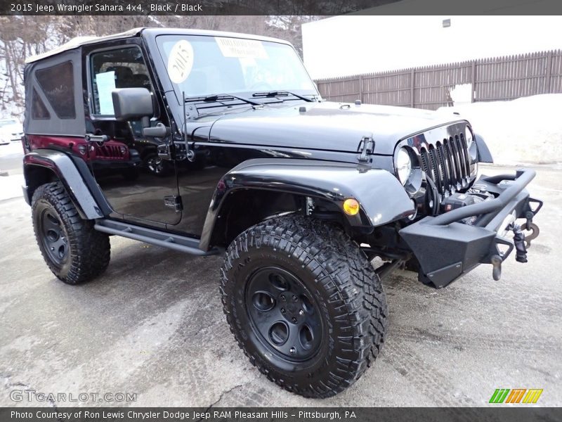 Black / Black 2015 Jeep Wrangler Sahara 4x4
