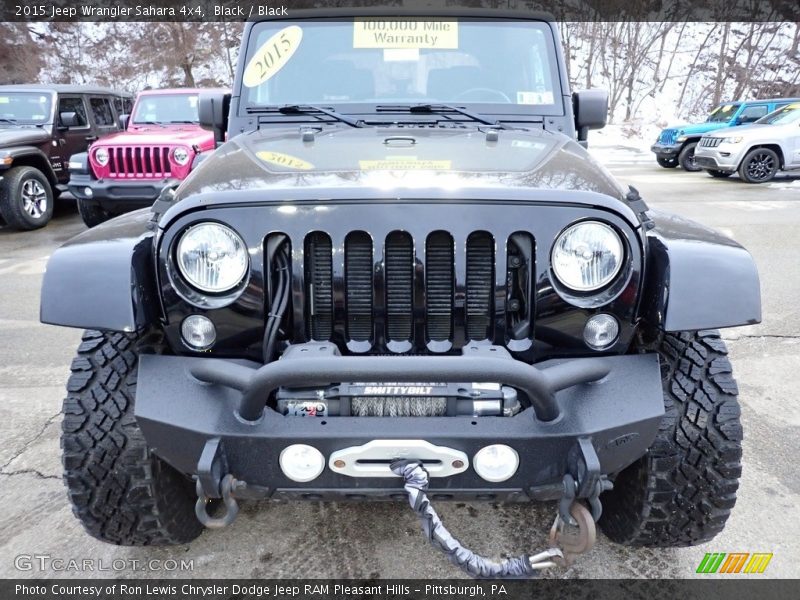 Black / Black 2015 Jeep Wrangler Sahara 4x4