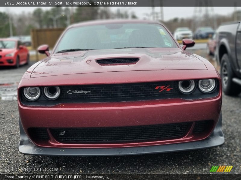 Octane Red Pearl / Black 2021 Dodge Challenger R/T Scat Pack Widebody