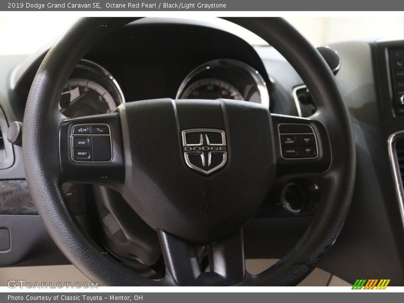 Octane Red Pearl / Black/Light Graystone 2019 Dodge Grand Caravan SE