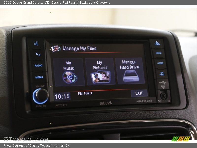 Octane Red Pearl / Black/Light Graystone 2019 Dodge Grand Caravan SE