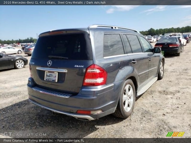 Steel Grey Metallic / Dark Ash/Ash 2010 Mercedes-Benz GL 450 4Matic