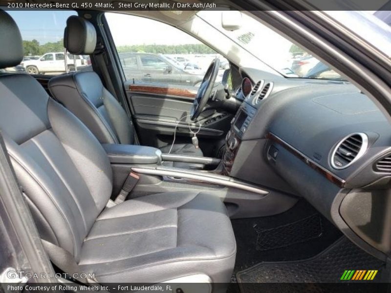 Steel Grey Metallic / Dark Ash/Ash 2010 Mercedes-Benz GL 450 4Matic