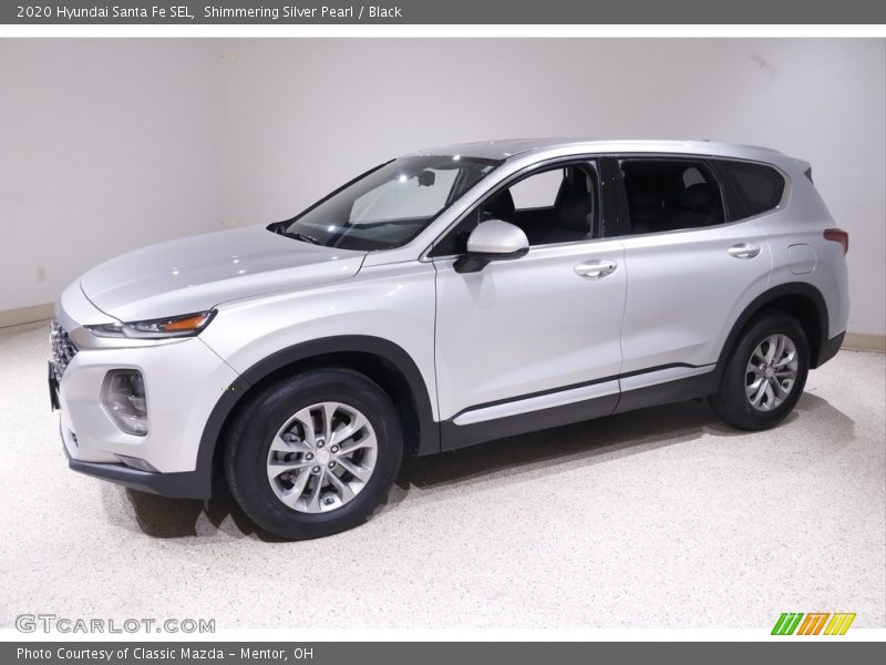 Shimmering Silver Pearl / Black 2020 Hyundai Santa Fe SEL