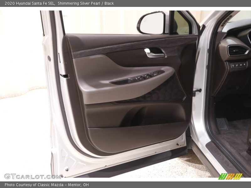 Shimmering Silver Pearl / Black 2020 Hyundai Santa Fe SEL